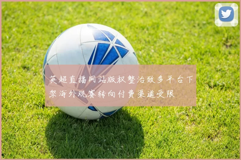 英超直播网站版权整治致多平台下架海外观赛转向付费渠道受限